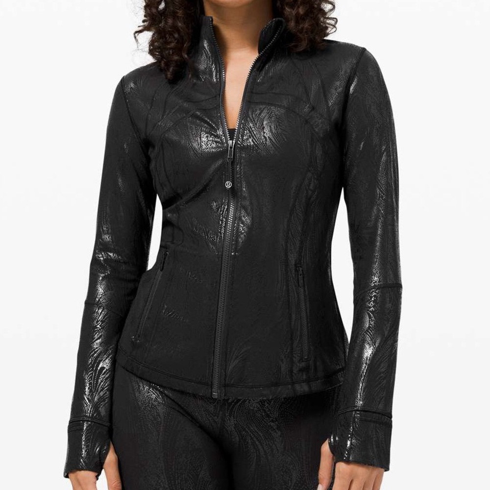 Lululemon Define Jacket Foil/Shine Printed Size 6 - Picture 1 of 11